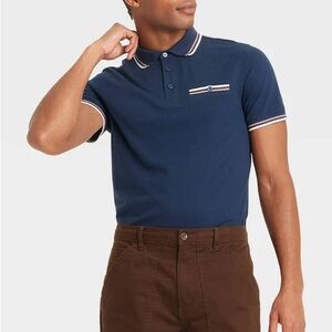 Goodfellow & Co Men's Navy Polo Shirt